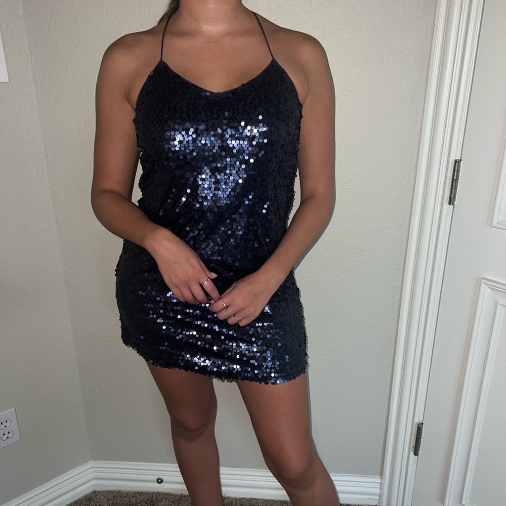 Sequin Navy Blue dress